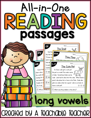 Long Vowels Reading Passages