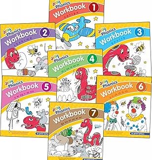 Jolly Phonics Workbooks 1-7 Bundle
